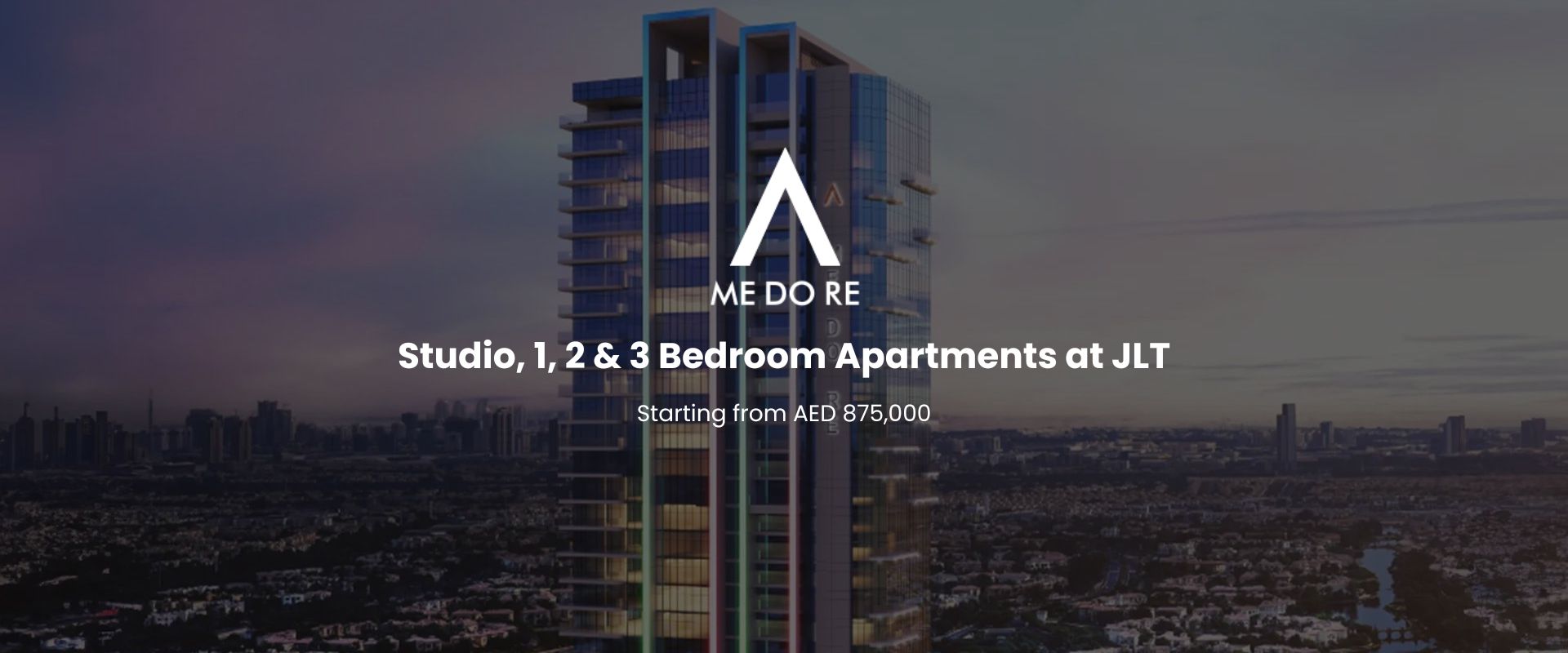 MeDoRe Apartments in Jumeirah Lake Towers (JLT)