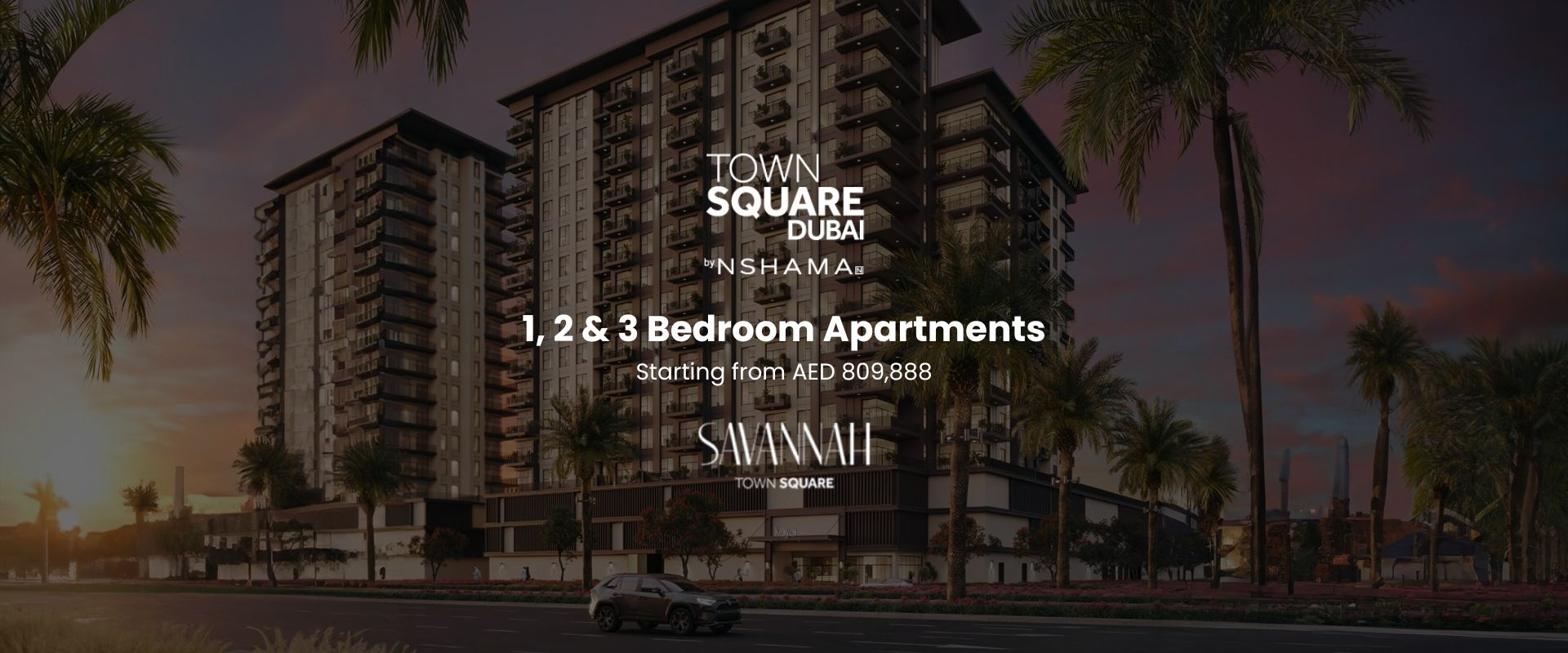 Savannah Apartments at Town Square Dubai by Nshama