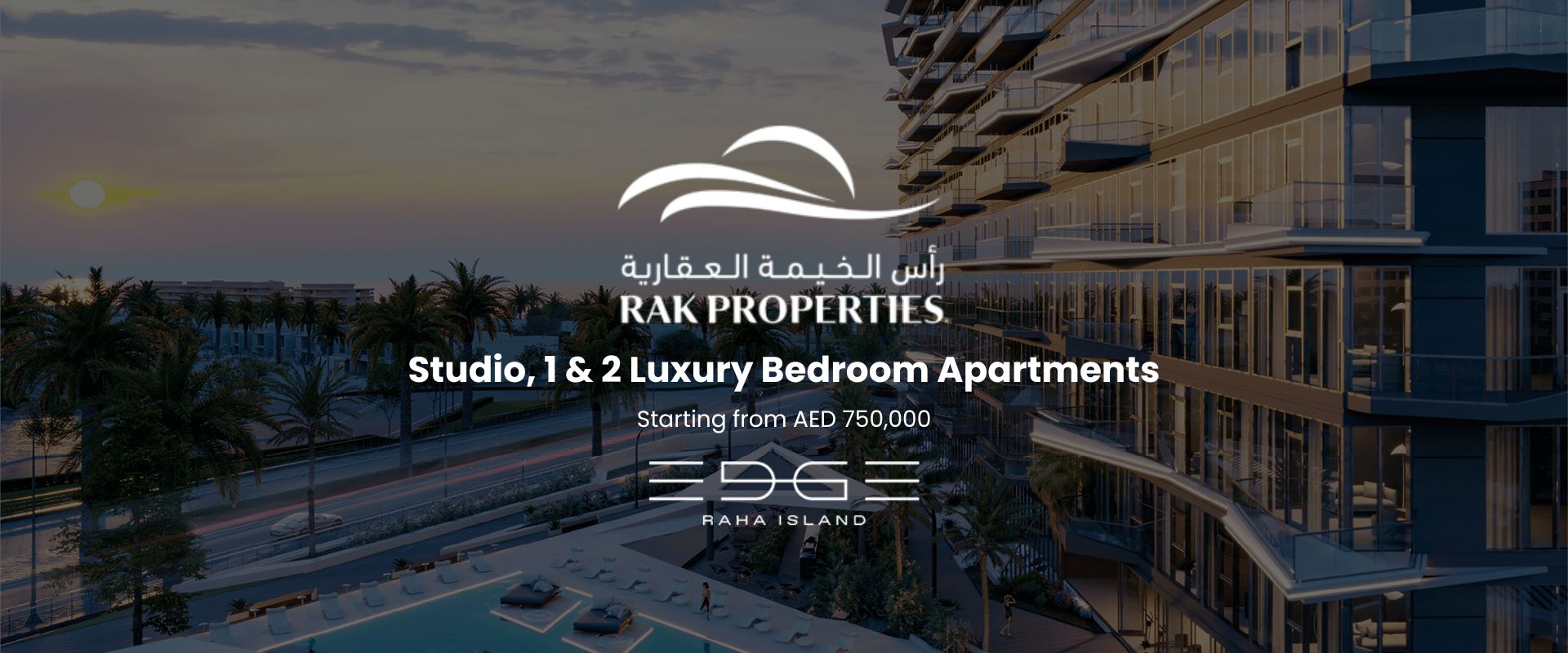 EDGE at Raha Island, Mina Al Arab- RAK Properties