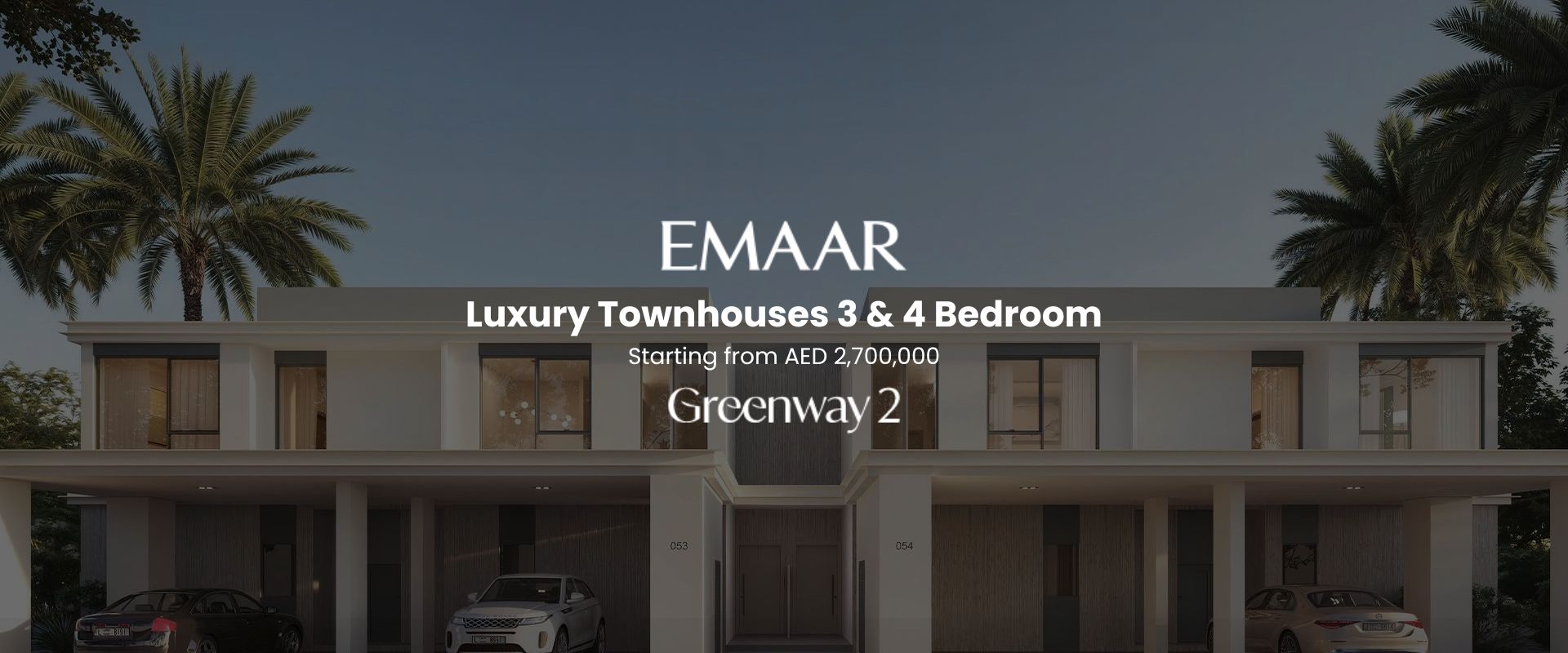 Greenway 2 Townhouses in Emaar South, Dubai