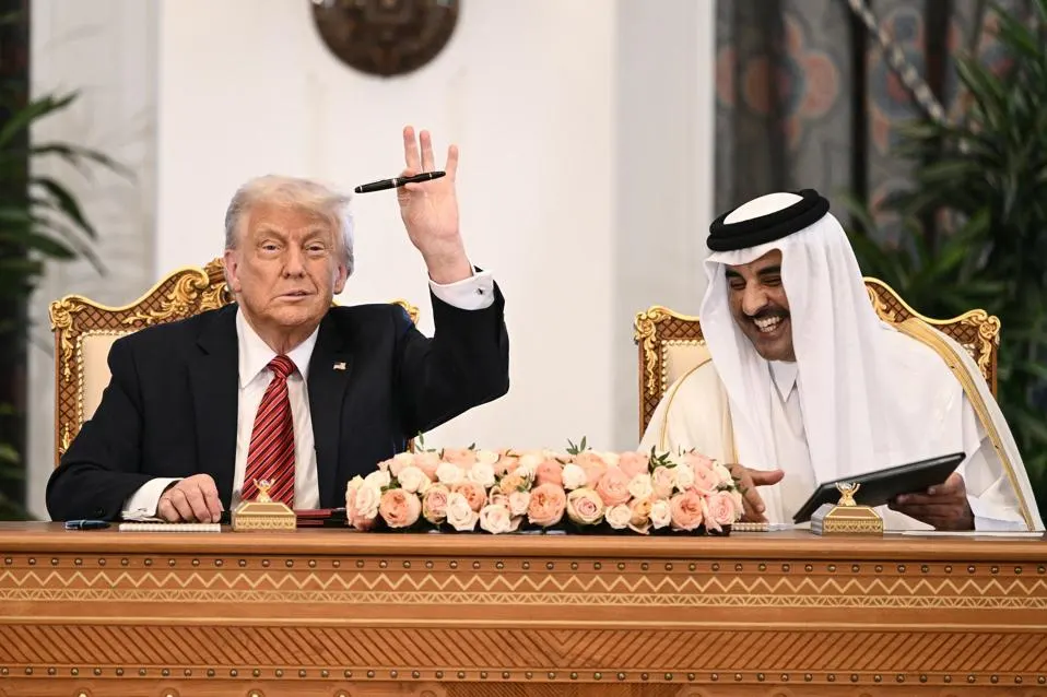 Donald Trump meets with the Saudi King, highlighting key updates from his Gulf tour, including economic initiatives