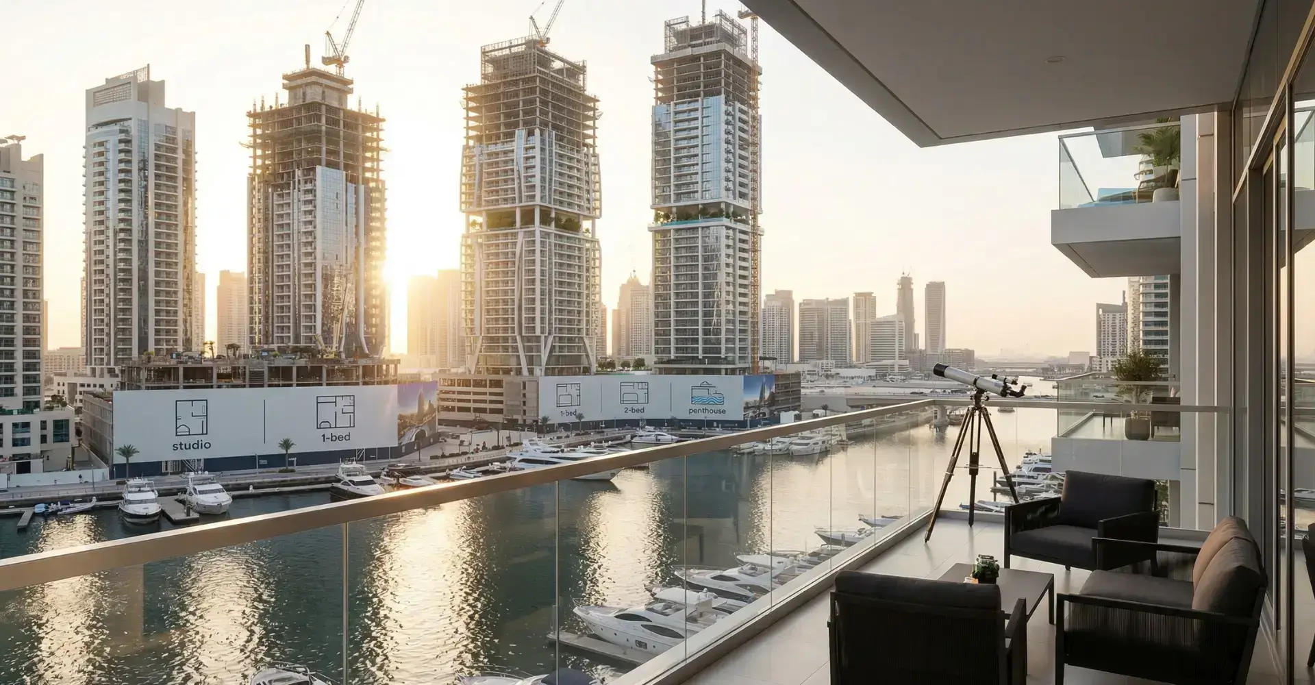 Dubai Marina Off-Plan Homes: Studio to Penthouses 2026