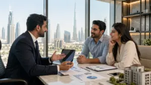 mortgage broker in Dubai helping first time home buyers with home loan consultation