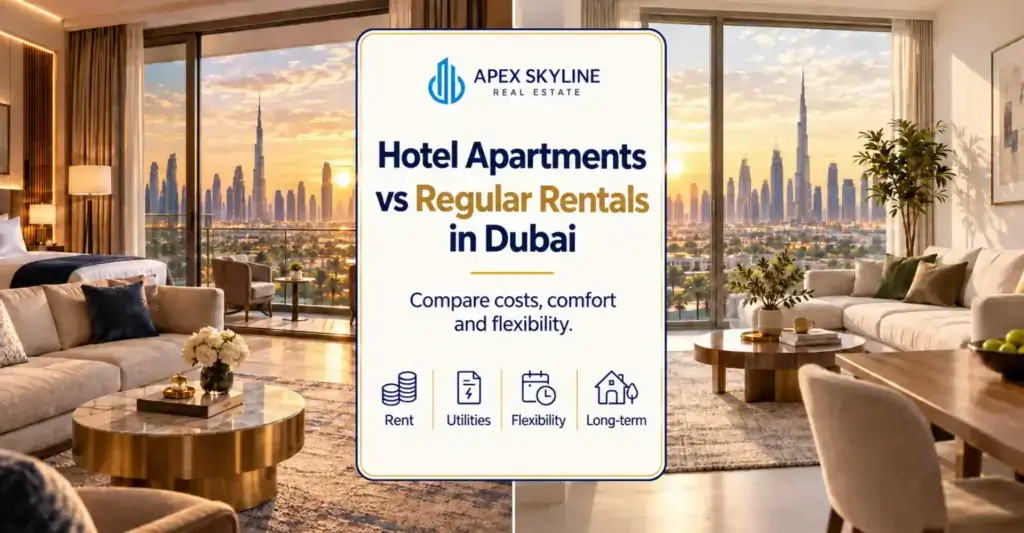 Hotel Apartments in Dubai vs Regular Rentals: Costs & Benefits