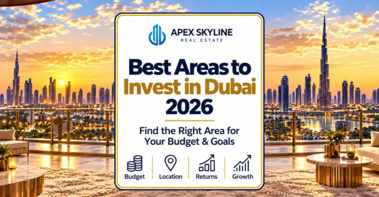 Best Areas to Invest in Dubai in 2026_ By Budget and Goal