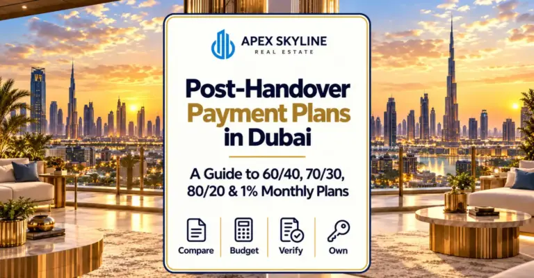 Post-Handover Payment Plans in Dubai_ How 60_40, 70_30 and 80_20 Plans Work_